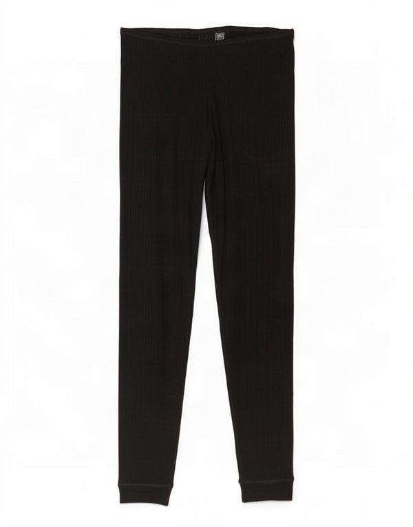 Marks & Spencer Damen Leggings UK 26 5XL Schwarze Viskose