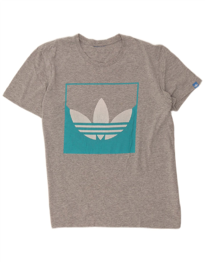 Adidas Herren Graphic T-Shirt Top Mittelgrau