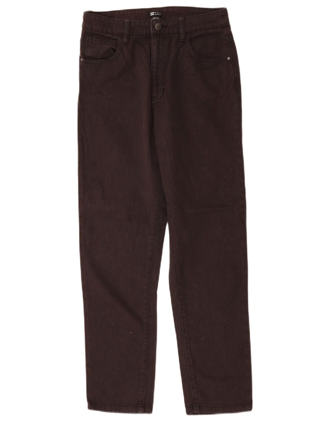 Billabong Damen Straight Jeans W28 L28 Schwarze Baumwolle