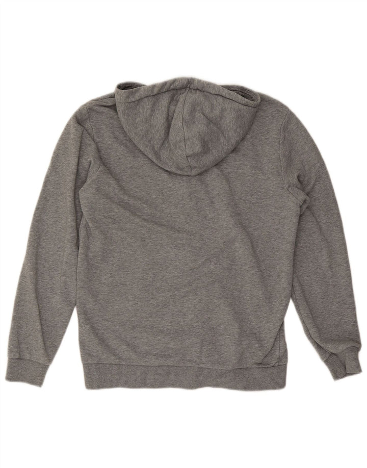 Puma Herren-Kapuzenpullover mit Reißverschluss, klein, grau meliert