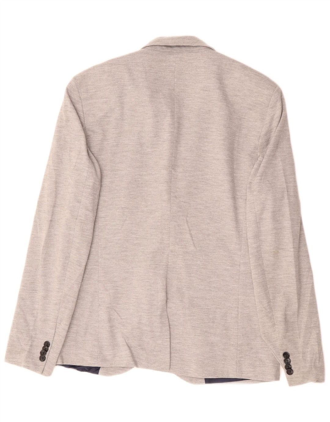 Zara Herren 2-Knopf-Blazerjacke UK 42 XL Graues Polyester