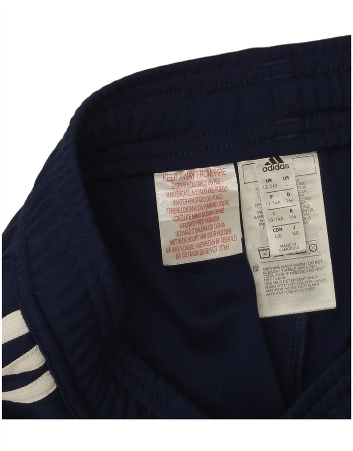 Adidas Trainingshose für Jungen, 13–14 Jahre, Marineblau, Polyester