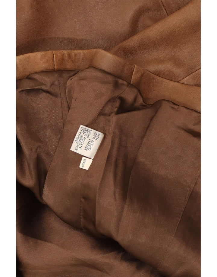 Jesire Damen Lederjacke UK 10 Small Braun