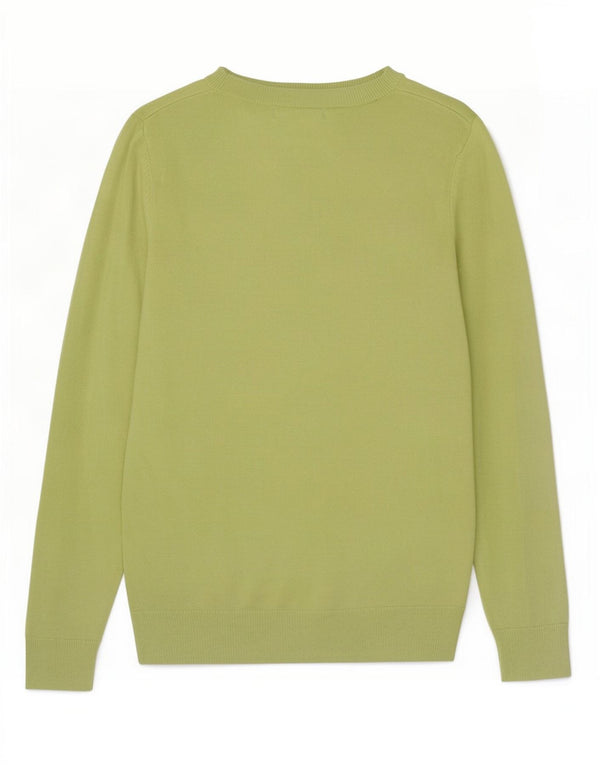 Marks & Spencer Damen-Pullover mit U-Boot-Ausschnitt, Gr. 10, Größe S, grün, Acryl
