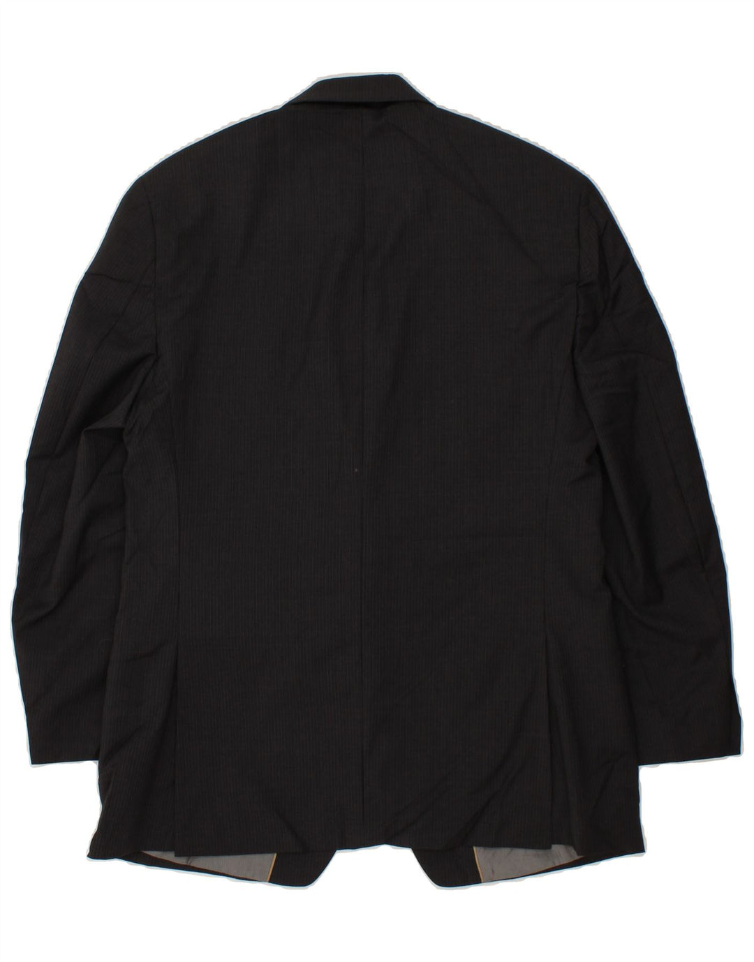 MICHAEL KORS Mens 2 Button Blazer Jacket UK 40 Large Black Pinstripe Wool Vintage Michael Kors and Second-Hand Michael Kors from Messina Hembry 