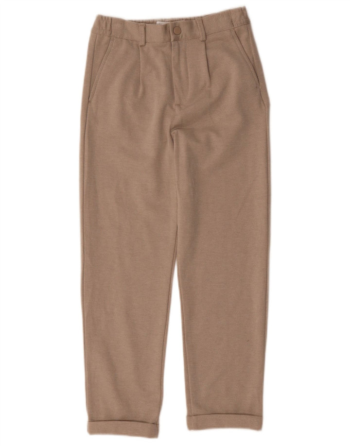 Zara Chino-Hose mit Pegged für Jungen, 9–10 Jahre, W26, L23, Beige, Polyester