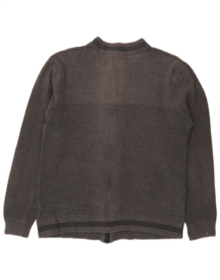 Zara Strickjacke für Jungen, 11–12 Jahre, mittelgraue Baumwolle