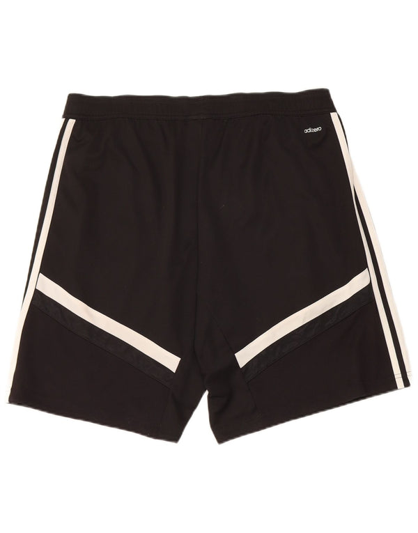 Adidas Herren Climacool Sportshorts, groß, schwarzes Farbblock-Polyester