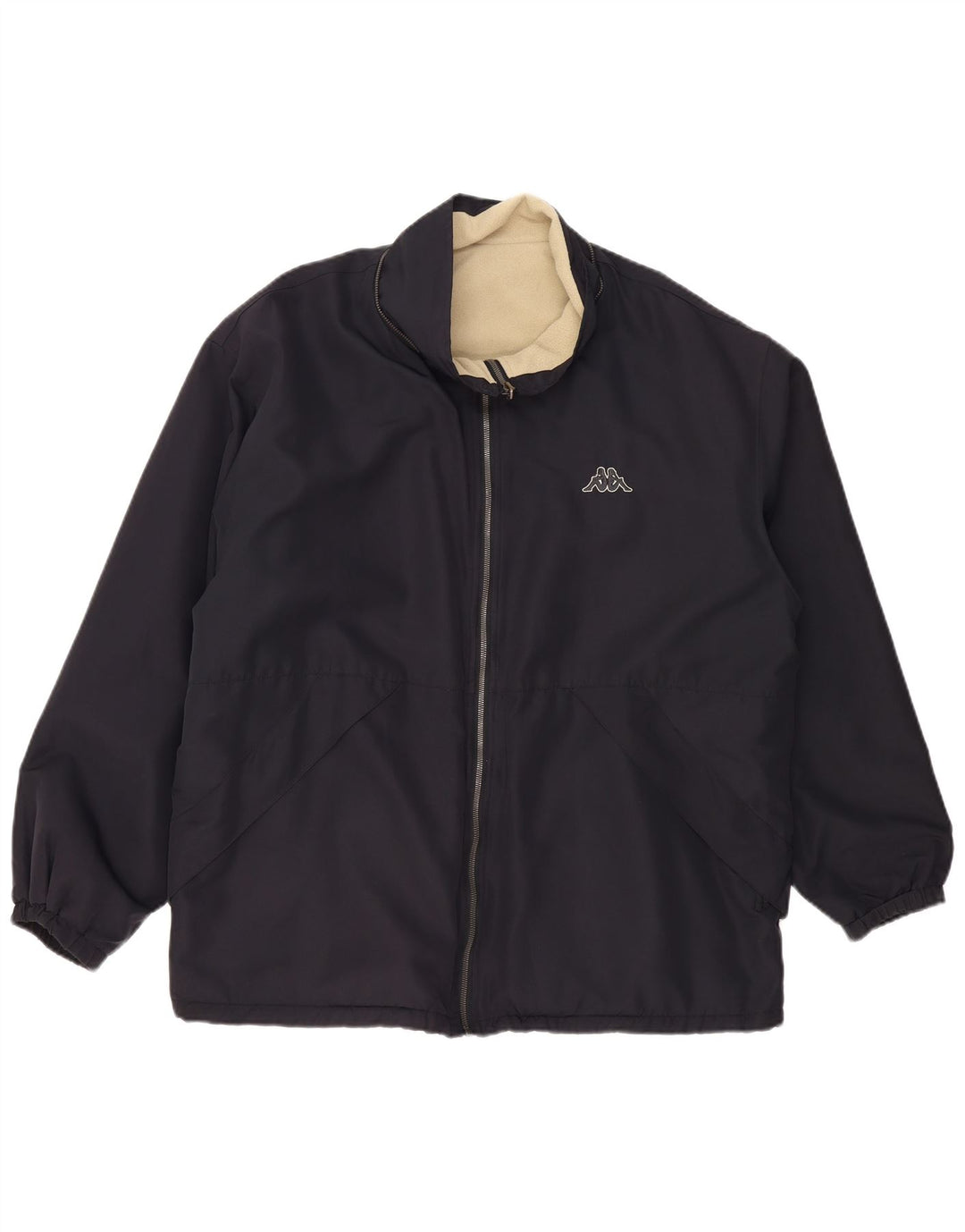 KAPPA Herren Wendejacke UK 40 Large Marineblau Polyester