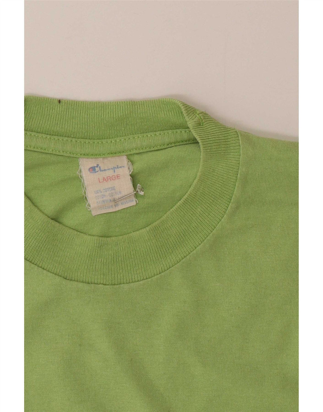 Champion Herren-T-Shirt mit Grafik, Größe L, Grün, Baumwolle