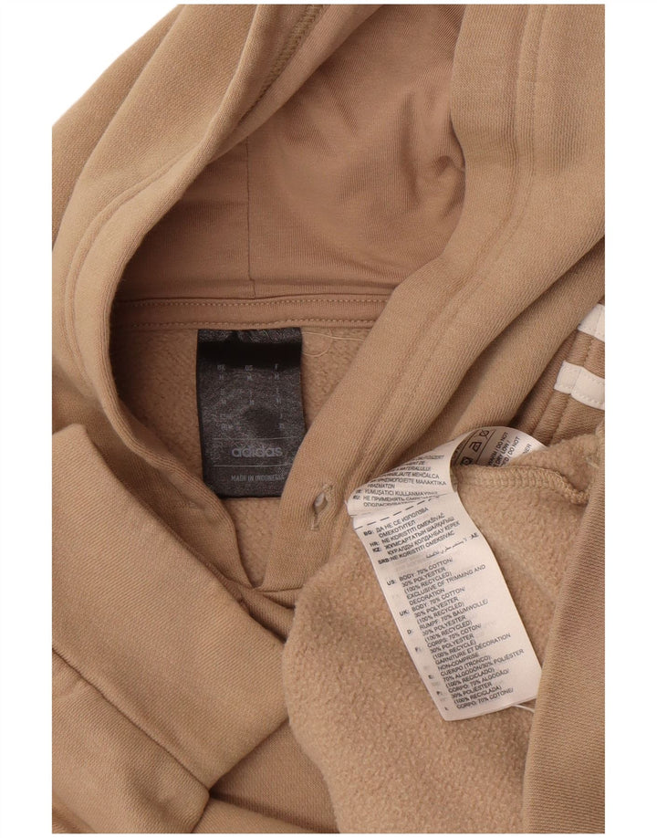 Adidas Herren Kapuzenpullover mittelbeige Baumwolle