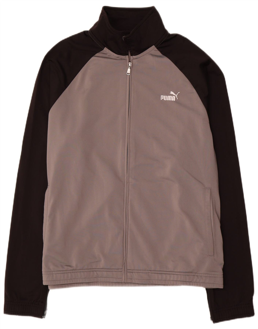 Puma Herren Trainingsanzug Top Jacke 2XL Grau Colourblock