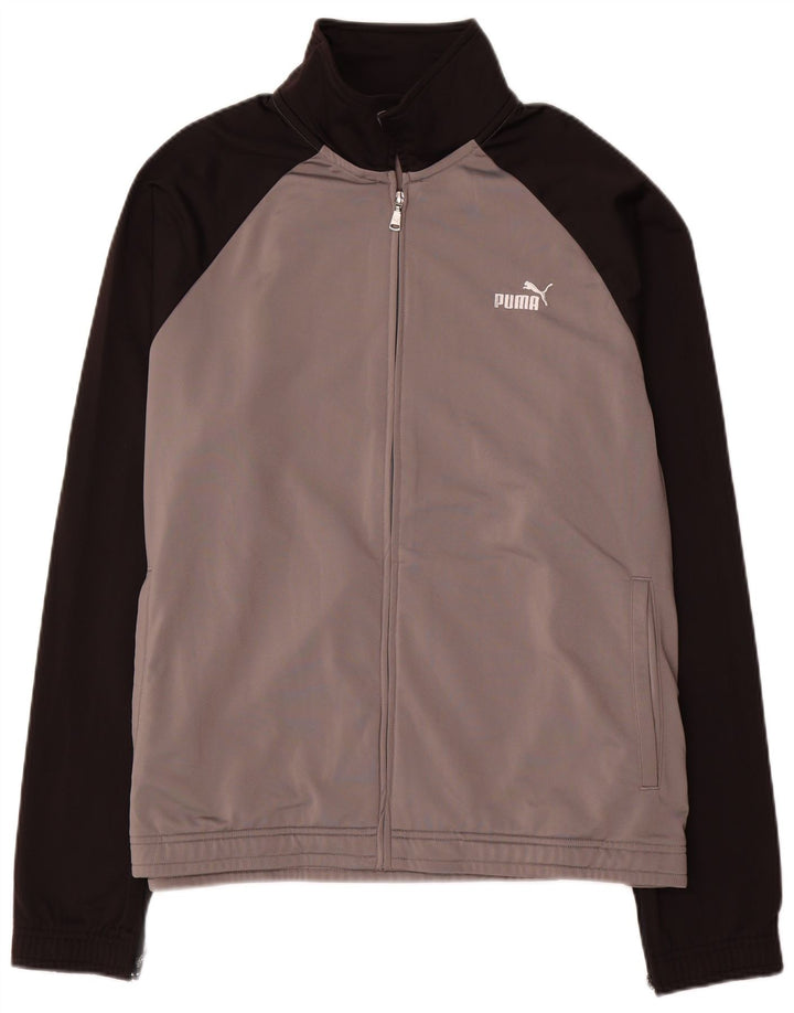 Puma Herren Trainingsanzug Top Jacke 2XL Grau Colourblock