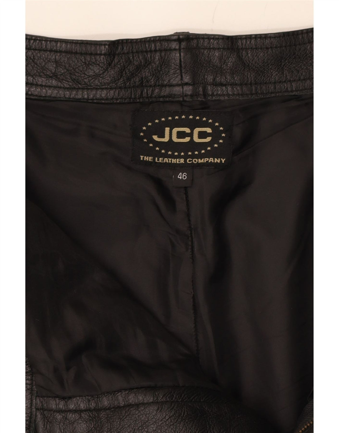 JCC Womens Leather Trousers IT 46 Small W30 L31 Black Leather Vintage JCC and Second-Hand JCC from Messina Hembry 