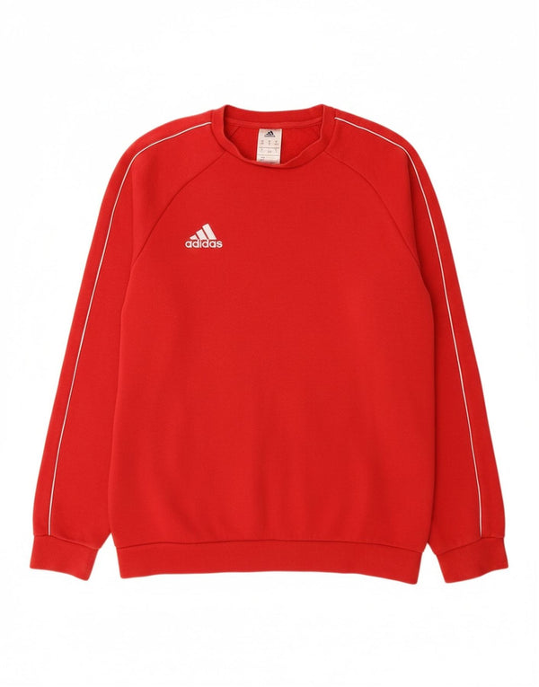 ADIDAS Jungen Sweatshirt Pullover 15–16 Jahre, rote Baumwolle