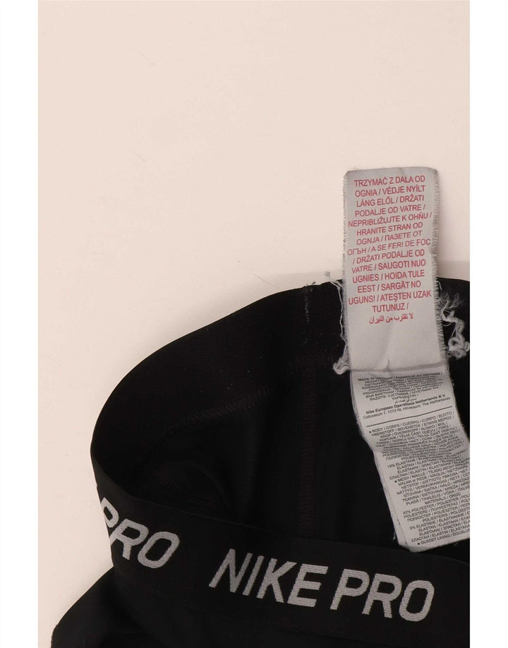 Nike Jungen-Leggings mit Grafik, 9–10 Jahre, schwarzes Polyester