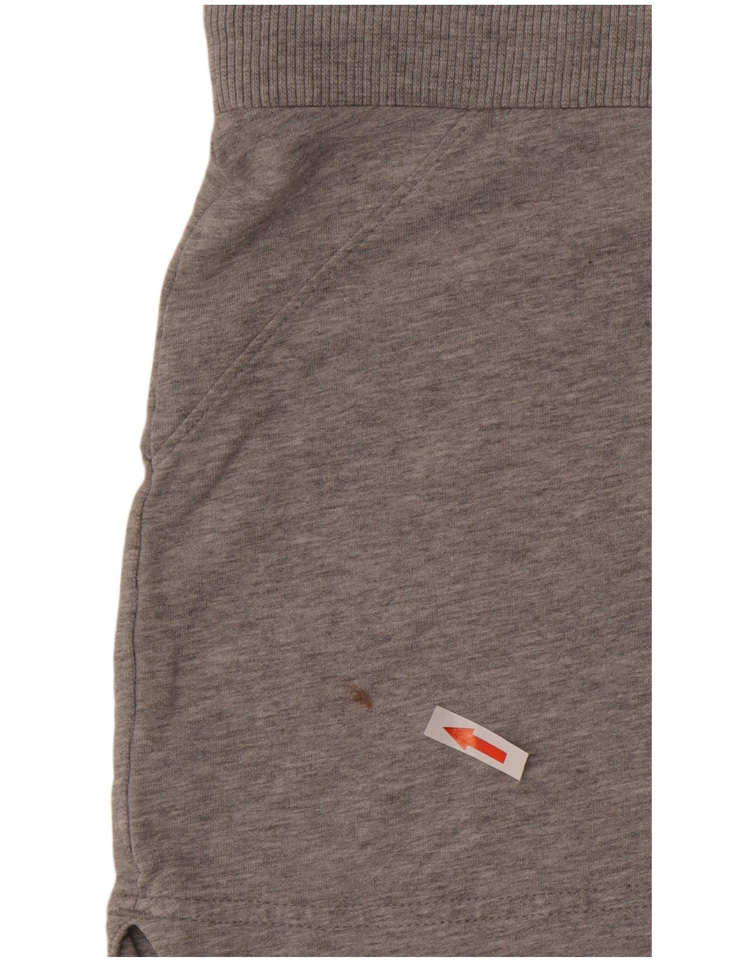 Nike Damen Sportshorts UK 12/14 mittelgraue Baumwolle