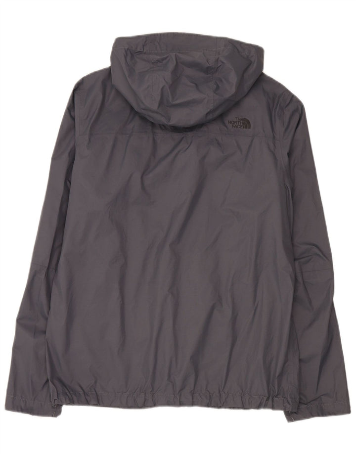The North Face Herren-Regenjacke mit Kapuze, UK 38, mittelgraues Nylon