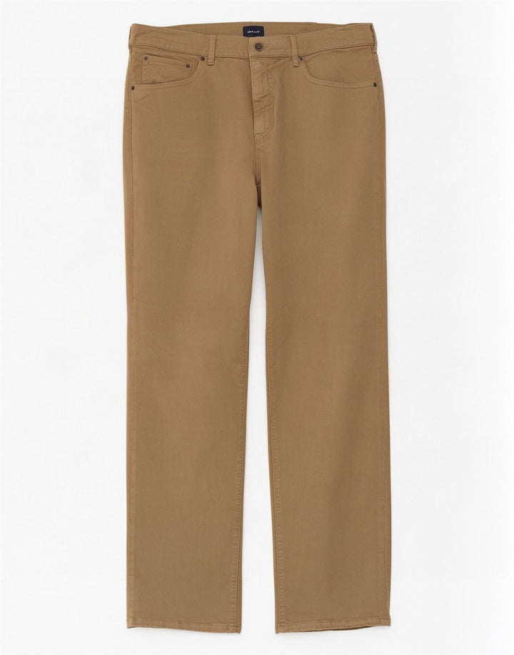 Gant Herren gerade Freizeithose W36 L32 Beige