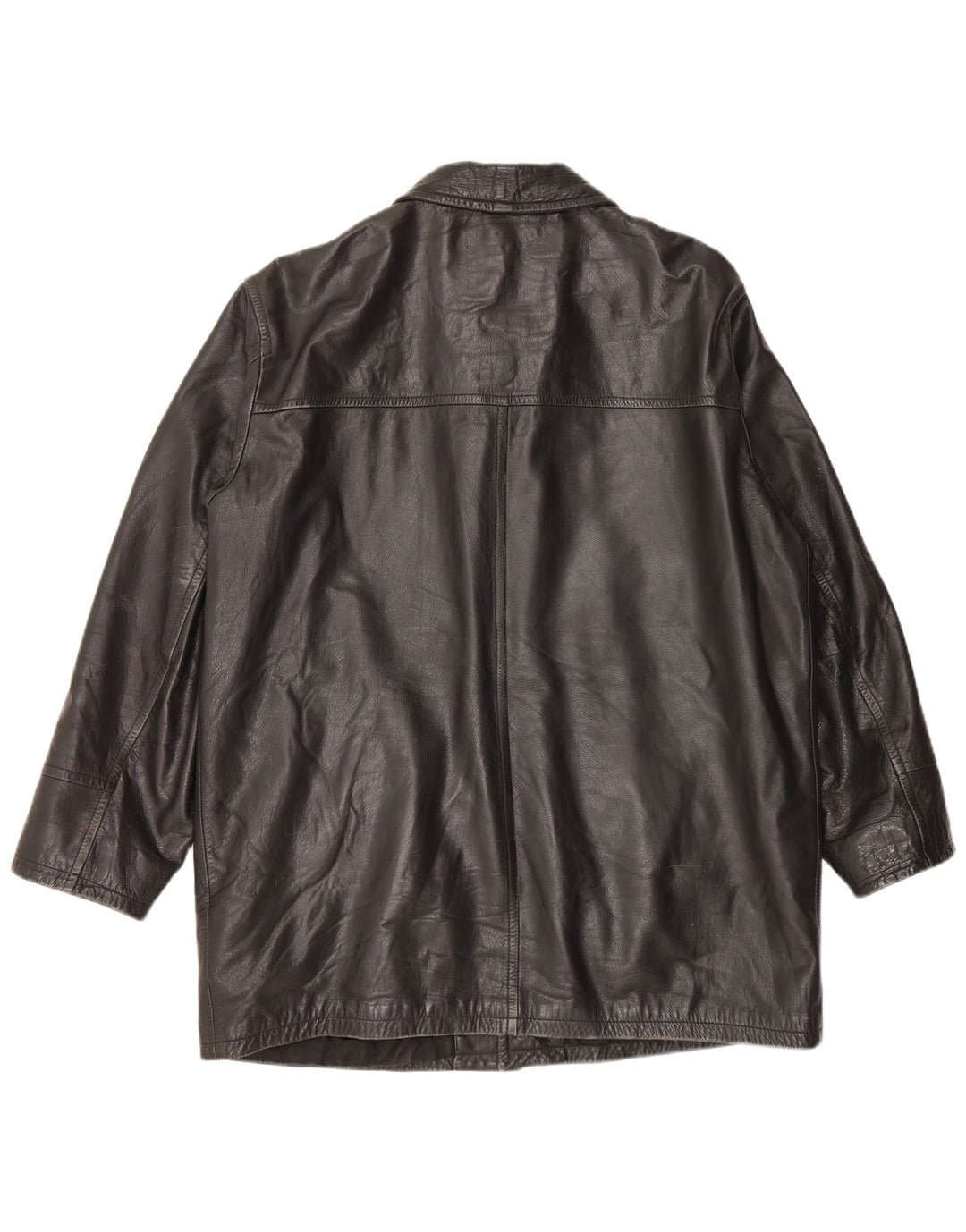 Vintage Herren Lederjacke UK 44 2XL Schwarz