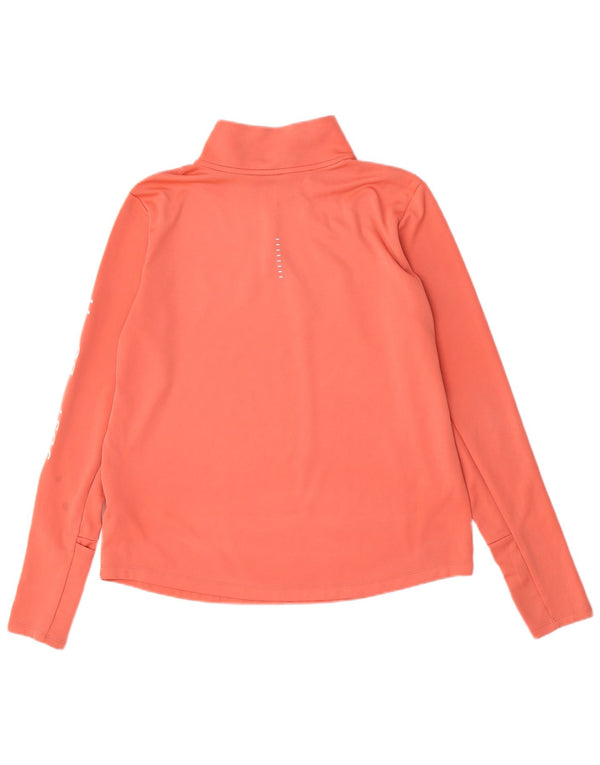 Nike Damen Dri Fit Graphic Pullover Trainingsanzug Top UK 16 Large Pink