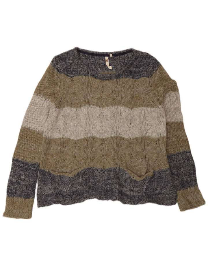 White Stuff Damen-Pullover mit U-Boot-Ausschnitt, Gr. 42, Größe L, mehrfarbig
