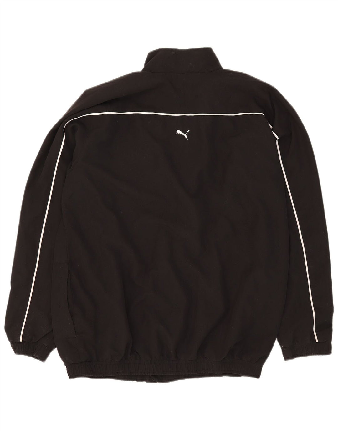 Puma Jungen Grafik-Trainingsanzug-Top-Jacke, 15–16 Jahre, schwarzes Polyester
