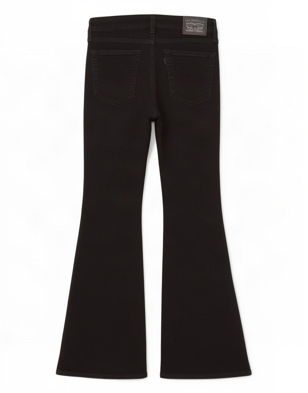 Levi's Damen 726 Flared Jeans W30 L29 Schwarz