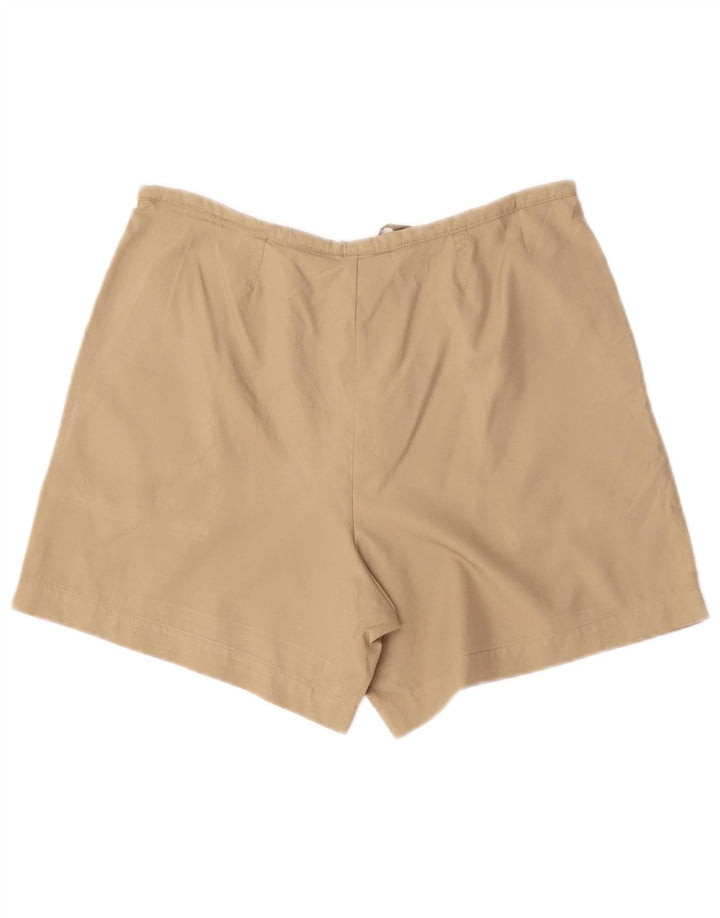 Nike Damen Shorts US 8/10 Medium W30 Beige Polyester