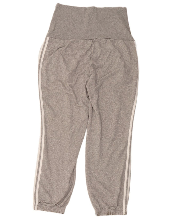 Adidas Damen-Trainingsanzug mit hoher Taille, Jogginghose, UK, Größe 20/22, XL, Grau