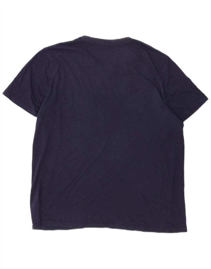 Lee Herren-T-Shirt mit normaler Passform, Grafik, Größe L, Marineblau, Baumwolle