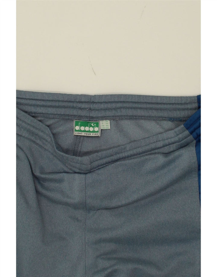 DIADORA Mens Graphic Tracksuit Trousers UK 44 XL Blue Polyester Vintage Diadora and Second-Hand Diadora from Messina Hembry 