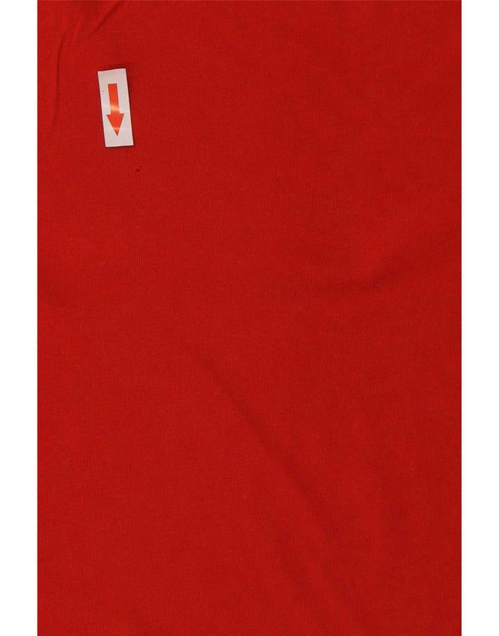 Nike Herren T-Shirt Top Große rote Baumwolle