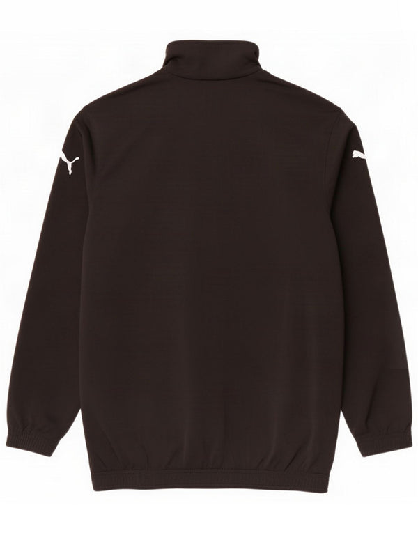 Puma Jungen Trainingsanzug Top Jacke 15-16 Jahre Schwarz Polyester
