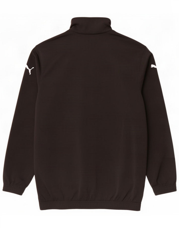 Puma Jungen Trainingsanzug Top Jacke 15-16 Jahre Schwarz Polyester