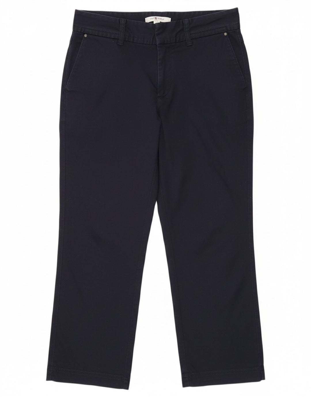 TOMMY HILFIGER Womens Cropped Trousers US 8 Medium W30 L24 Navy Blue Vintage Tommy Hilfiger and Second-Hand Tommy Hilfiger from Messina Hembry 