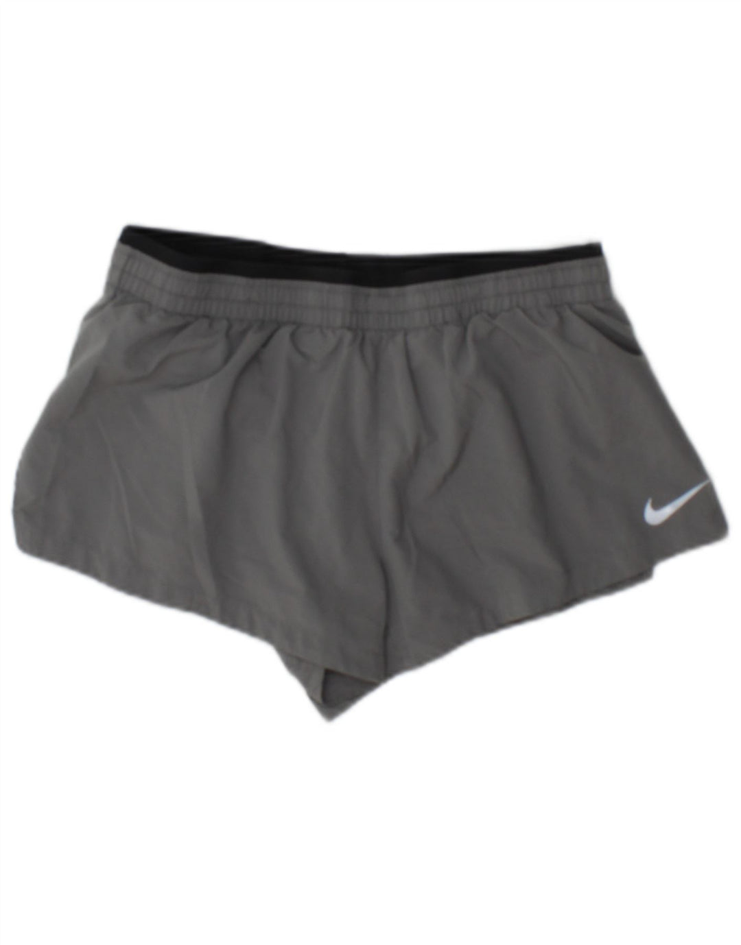 Nike Damen Dri Fit Sport Shorts UK 10 Small Grau Polyester