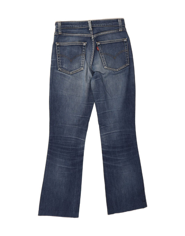 LEVI'S Womens Bootcut Jeans  W26 L29 Navy Blue Cotton
