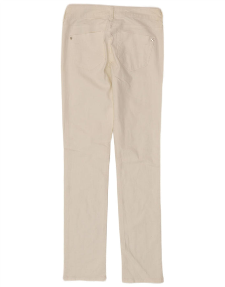 TOPSHOP Damen Slim Jeans W28 L32 Weiße Baumwolle