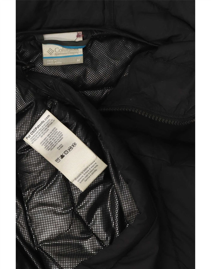 Columbia Herren-Jacke mit Kapuze, gepolstert, UK 38, Mittelschwarz, Polyester