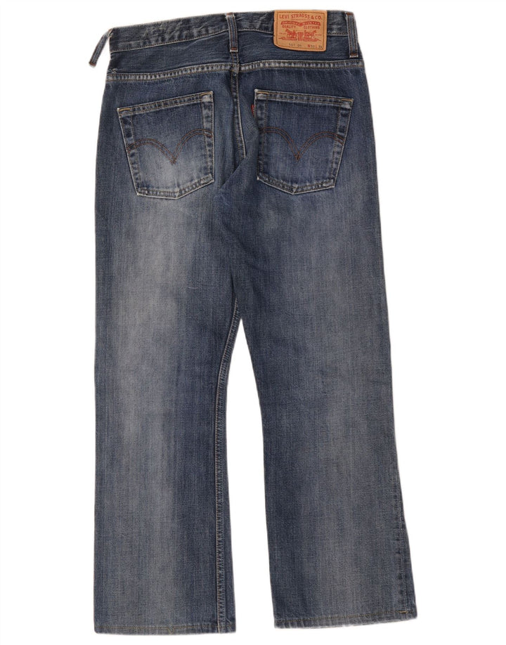 Levi's Herren 507 Bootcut Jeans W30 L28 Blaue Baumwolle
