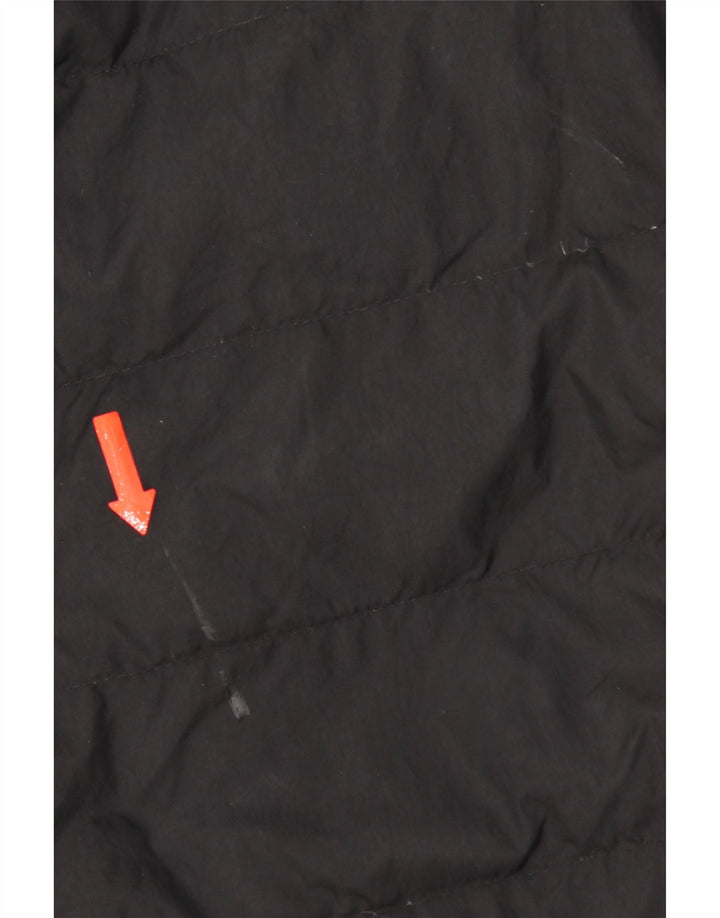 The North Face wattierte Herrenjacke mit Kapuze, UK 38, Mittelschwarz, Polyester