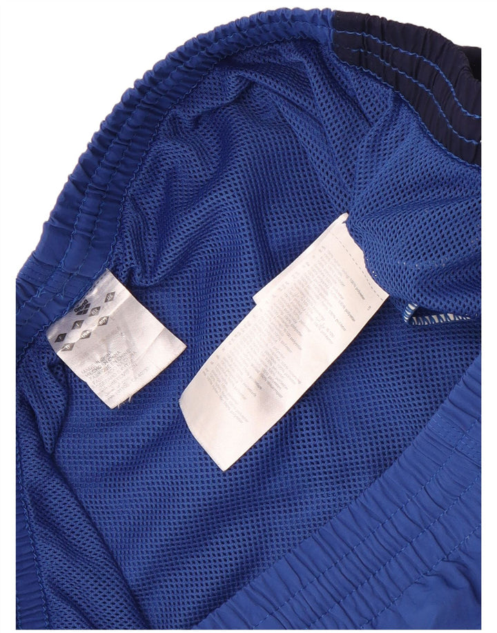 Arena Herren-Badeshorts mit Grafik, groß, blaues Farbblock-Polyester