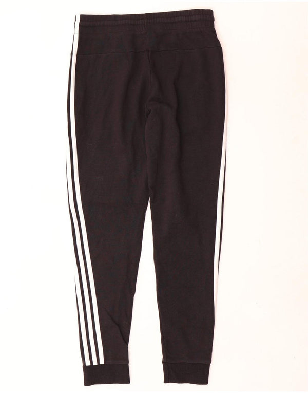 Adidas Damen Trainingshose Jogger UK 8/10 Small Schwarz Baumwolle