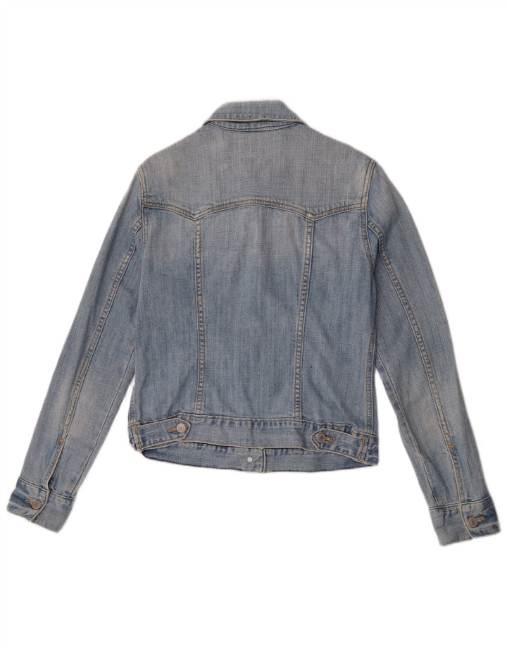 Gap Damen Jeansjacke UK 12 Mittelblaue Baumwolle