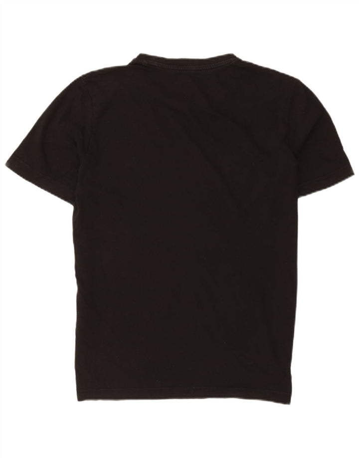 Puma Herren Grafik T-Shirt Top Small Schwarz