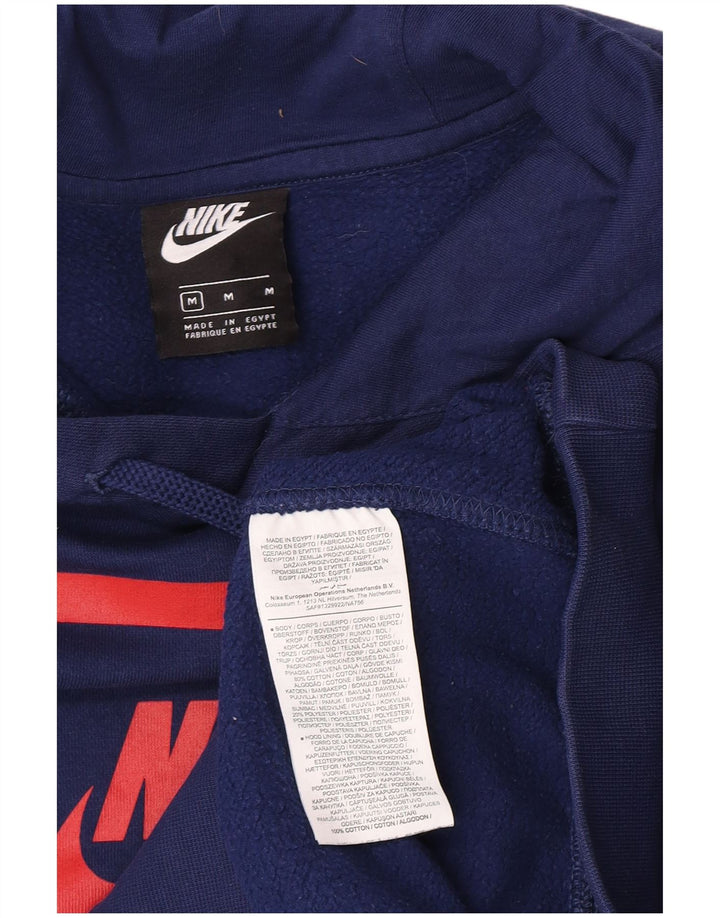 Nike Herren Air Graphic Hoodie Pullover mittelblaue Baumwolle