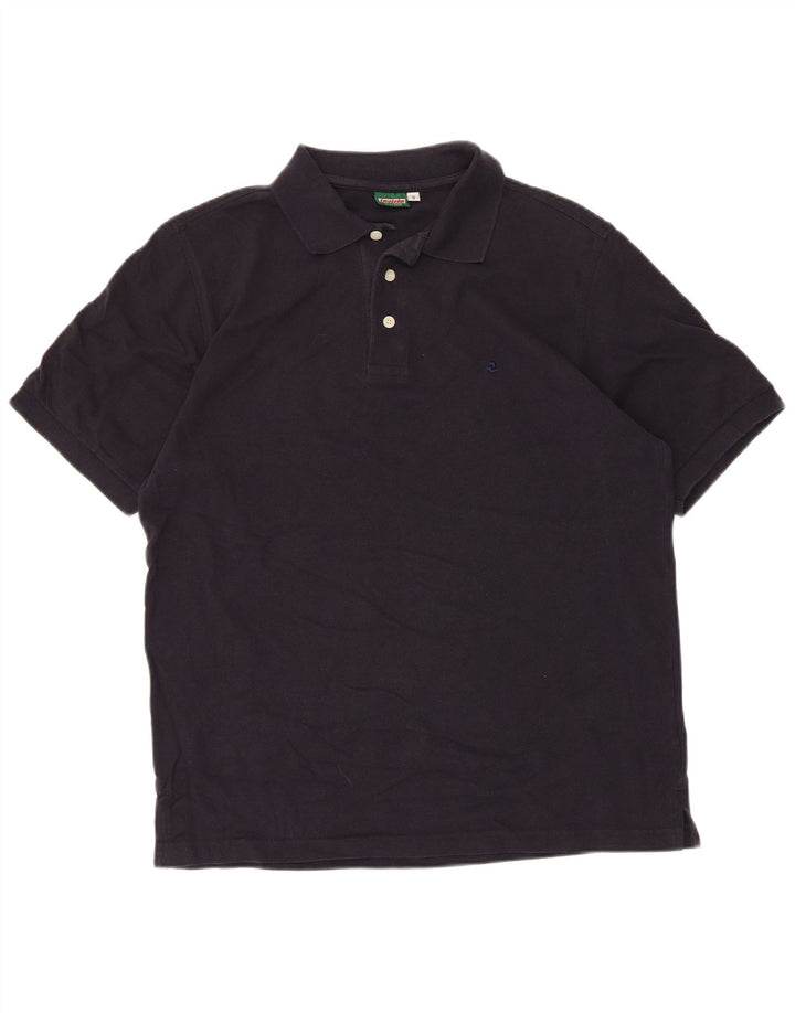 Invicta Herren-Poloshirt, klein, marineblau, Baumwolle