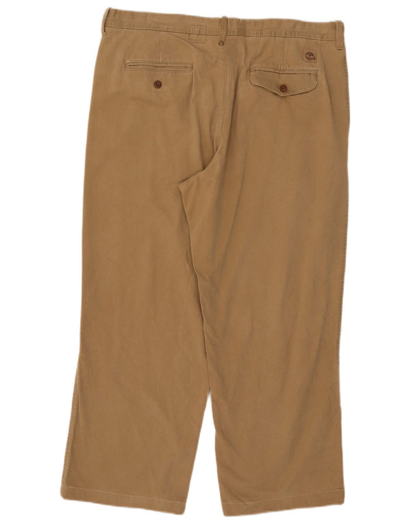 Timberland Herren gerade Chinohose W38 L27 Beige Baumwolle