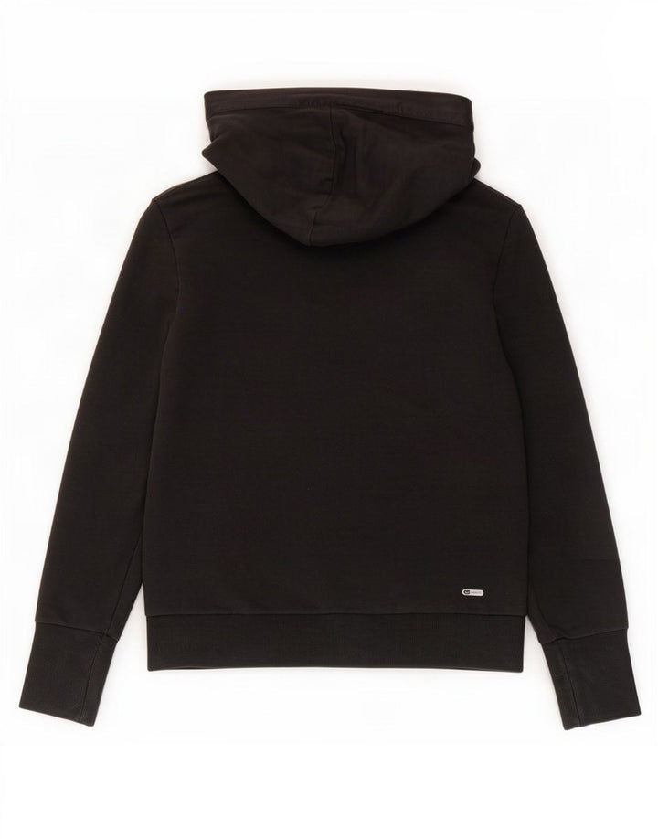 Puma Damen Kapuzenpullover UK 14 Mittelschwarze Baumwolle